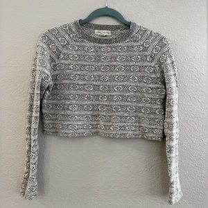 Staring at Stars Cropped Sweater